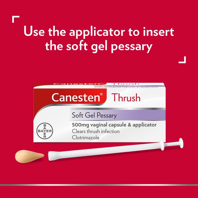 Canesten thrush pessary and cream combi 10g - British product