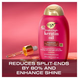 OGX Anti-Breakage Keratin Oil shampoo 385ml, imported from the UK