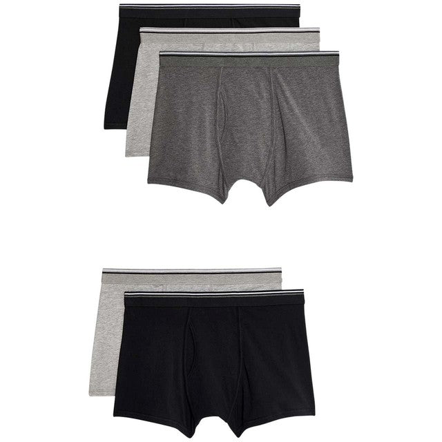 M&S Badehose aus meliertem Baumwollstoff, Größe XL, Grau