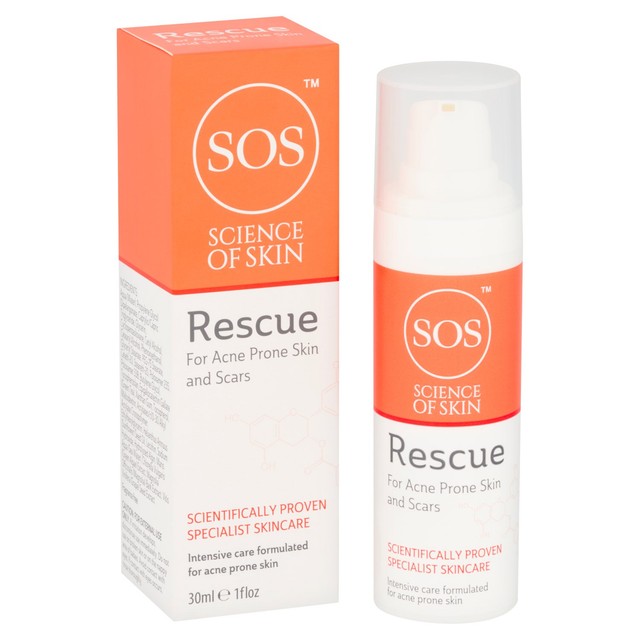 Science of Skin Rescue facial scar treatment 30ml (British brand)
