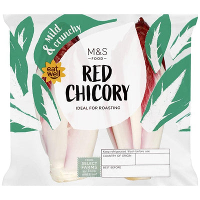 M&S Select Farms Rote Zichorie Frisches Gemüse 140g
