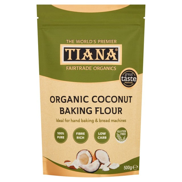 Tiana Organic Coconut Flour 500g (British brand)