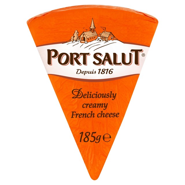 Port Salut traditional French cheese 185g, imported from the UK