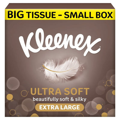 M&S Kleenex Ultra Soft Extra Large Compact Box Facial Tissues 40 Sheet- Buy online at McGrocer