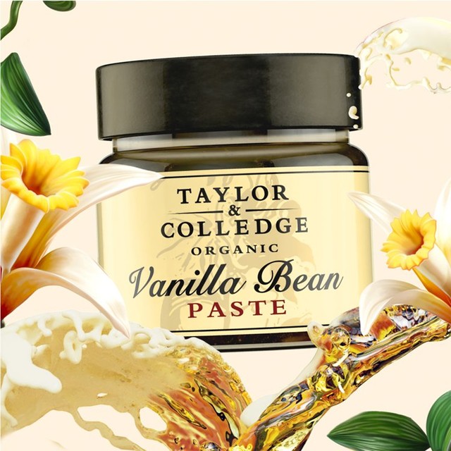 Taylor & Colledge organic vanilla bean paste 65g (British brand)