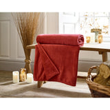 Deyongs Snuggle Touch Throw crimson 140x180cm - British product