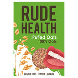 Rude Health Puffed Oats 175g bag, imported from the UK.