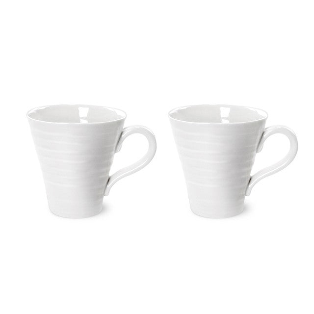 Sophie Conran white porcelain mugs 350ml (British brand)
