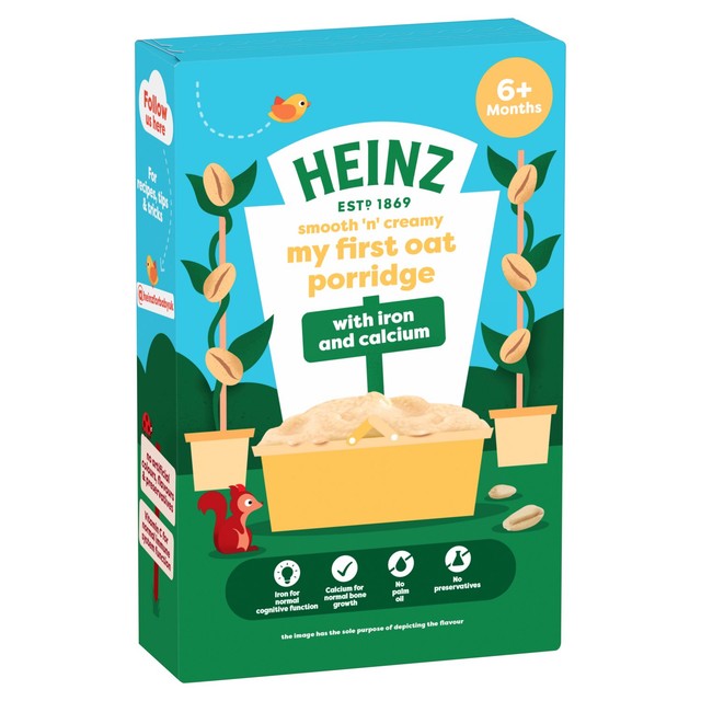 Heinz oat baby porridge 125g, UK version