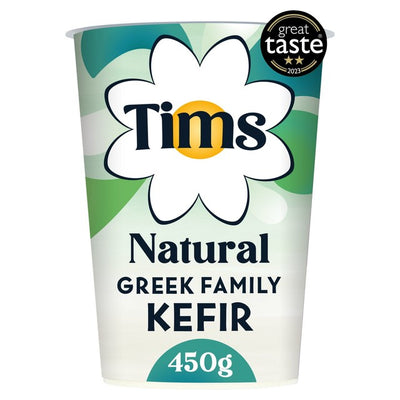 M&S Tims Dairy Kefir Greek Style Natural British Yogurt 450g- Buy online at McGrocer