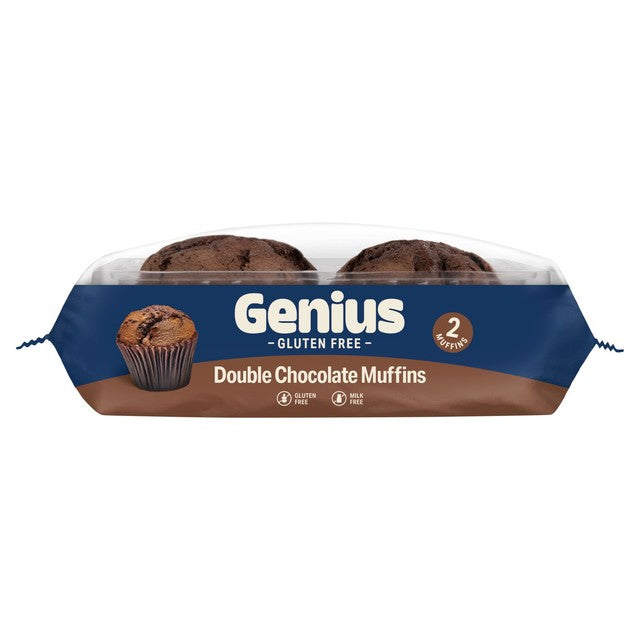 Genius gluten free chocolate muffins 160g, UK version