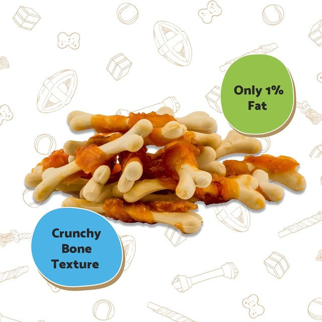 Good Boy crunchy chicken and calcium bones dog treats 350g, UK version