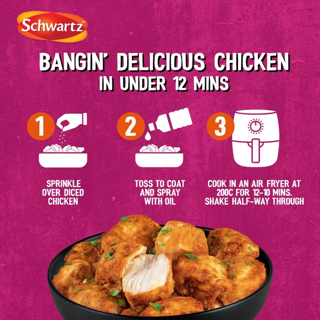 Schwartz Bangin Chicken Seasoning drum (British brand)