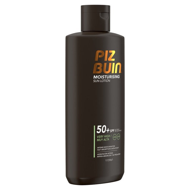 Piz Buin Sun Lotion SPF50+ 200ml, imported from the UK
