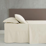 Catherine Lansfield cream polycotton Oxford pillowcases 50x75cm - British product