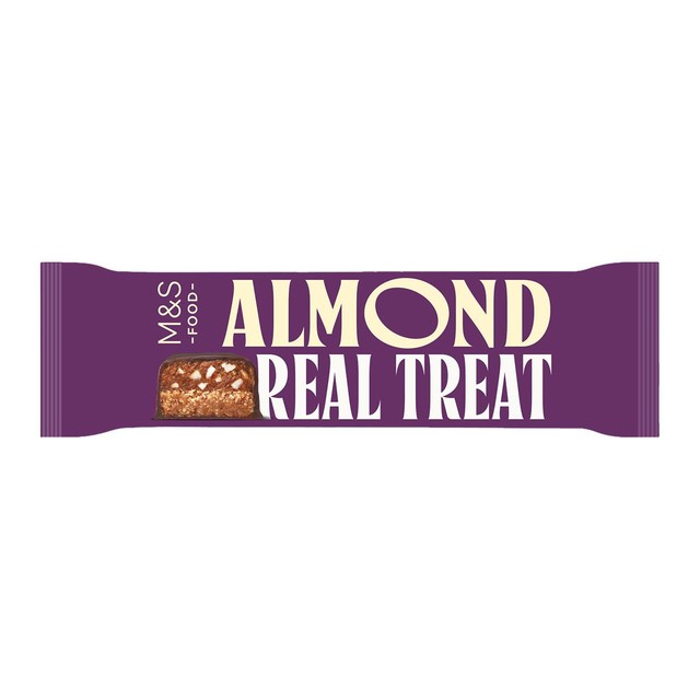 M&S Almond RealTreat chocolate bar - British product