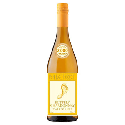 Barefoot Buttery Chardonnay Vin Blanc 75cl