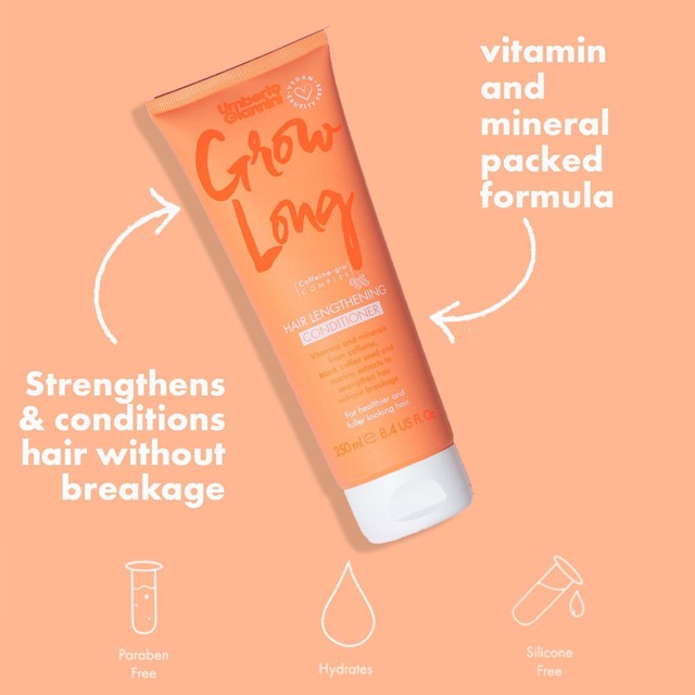 Umberto Giannini Grow Long Lengthening Conditioner 250ml (British brand)