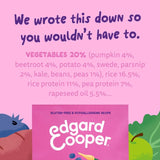Edgard Cooper plant based adult dog food 2.5kg - British product