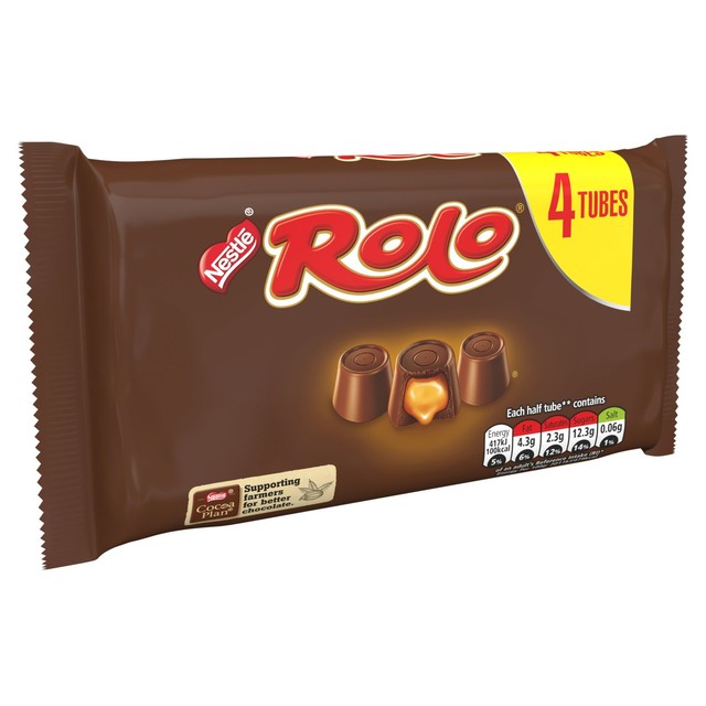 Rolo milk chocolate toffee cups multipack 166g, imported from the UK