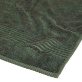 M&S luxury Egyptian cotton face towel moss green - British product