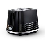 Tower Solitaire 2 slice toaster black - British product