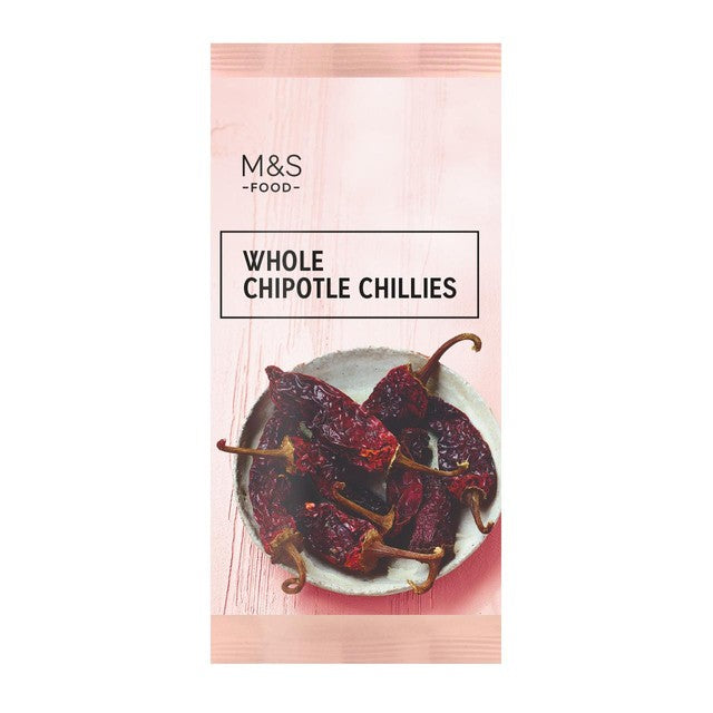 M&S whole chipotle chillies 25g, imported from the UK