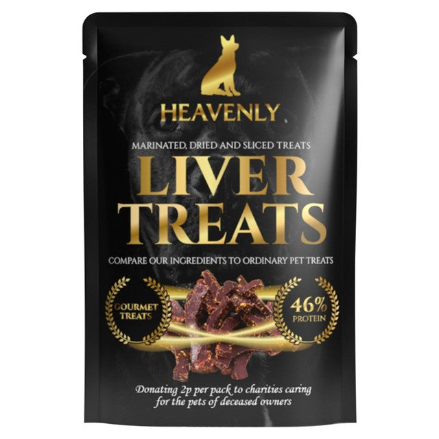 Heavenly Dog beef liver dog treats 50g, UK version