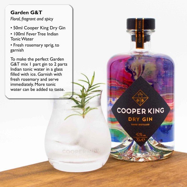 Cooper King dry gin 70cl - British product