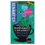 Clipper Peppermint & Spearmint herbal tea bags 20 pack - British product