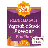 Marigold Health Foods Reduced Salt Vegetable Bouillon 150g, imported from the UK