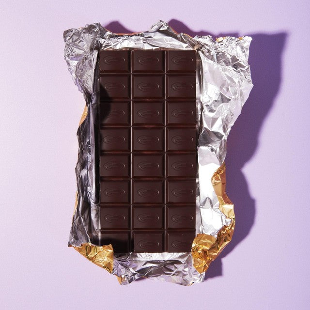Raw Halo salted almond truffle chocolate bar 90g, imported from the UK