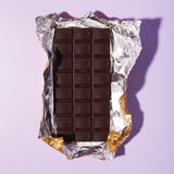 Raw Halo salted almond truffle chocolate bar 90g, imported from the UK