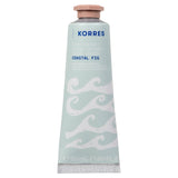 Korres coastal fig hand cream tube, UK version