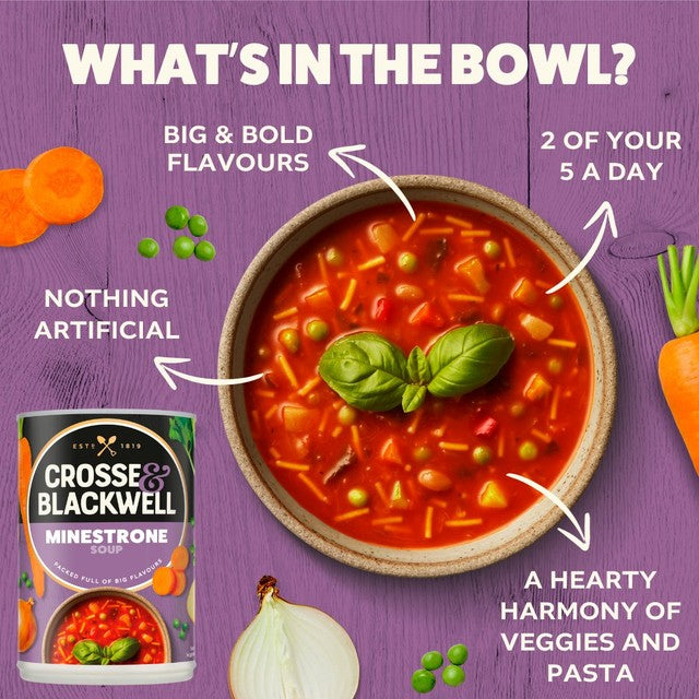 Crosse & Blackwell Minestrone Soup 400g - British product