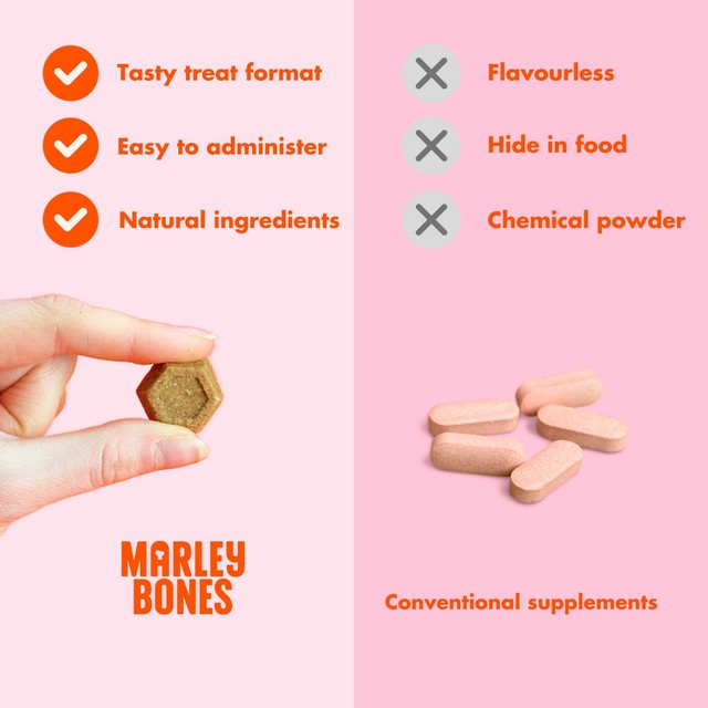 Marleybones joint supplement chew for dogs, imported from the UK