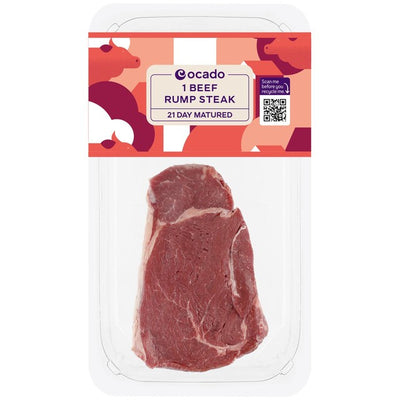 Ocado Steak de bœuf Rumsteck 255g