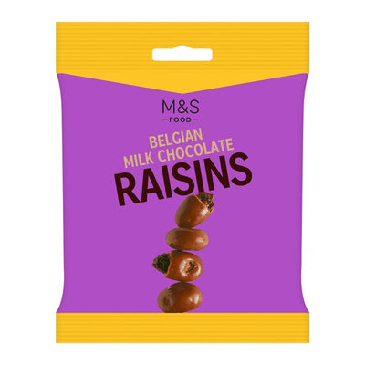 M&S M&S Belgian Milk Chocolate Raisins Snacks 125g- Buy online at McGrocer
