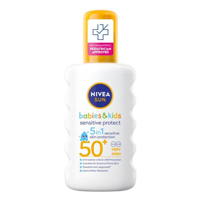 M&S NIVEA SUN Kids Sensitive Protect SPF 50+ Sun Lotion Spray- Buy online at McGrocer