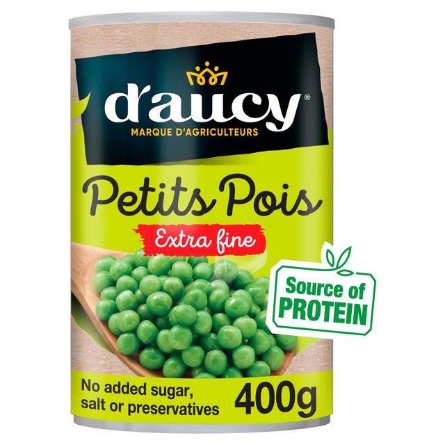 D'aucy Extra Fine Petits Pois 400g - British product