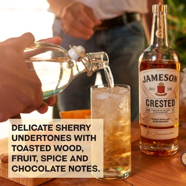 Jameson Crested Irish whiskey 70cl, UK version