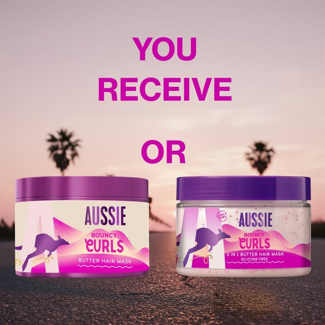 Aussie Curls hair mask for dry curly hair - British product