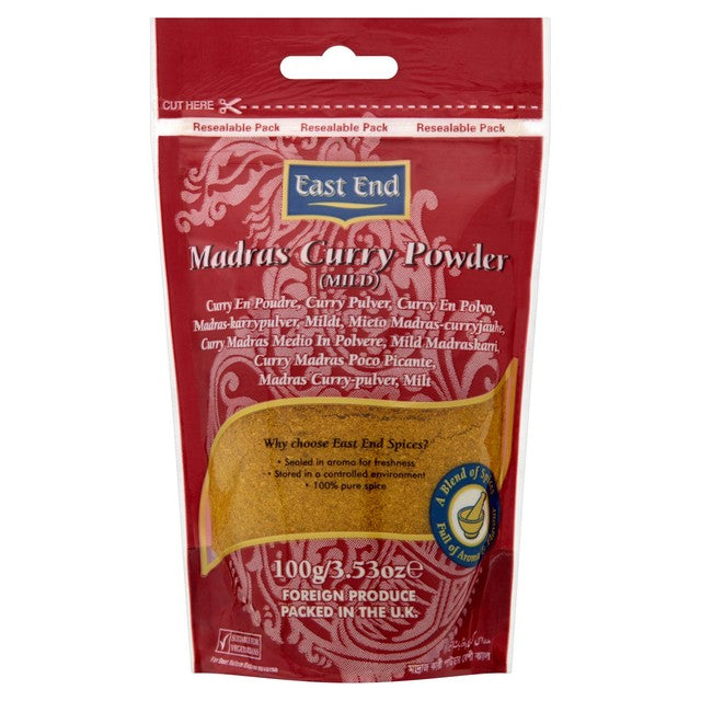 East End Madras curry powder mild 100g - British product
