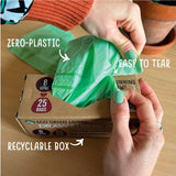 Eco Green Living compostable drawstring bin liner 8L pack - British product