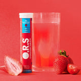 O.R.S strawberry hydration tablets 24 per pack, imported from the UK