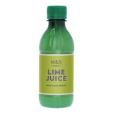 M&S lime juice from concentrate 250ml, imported from the UK