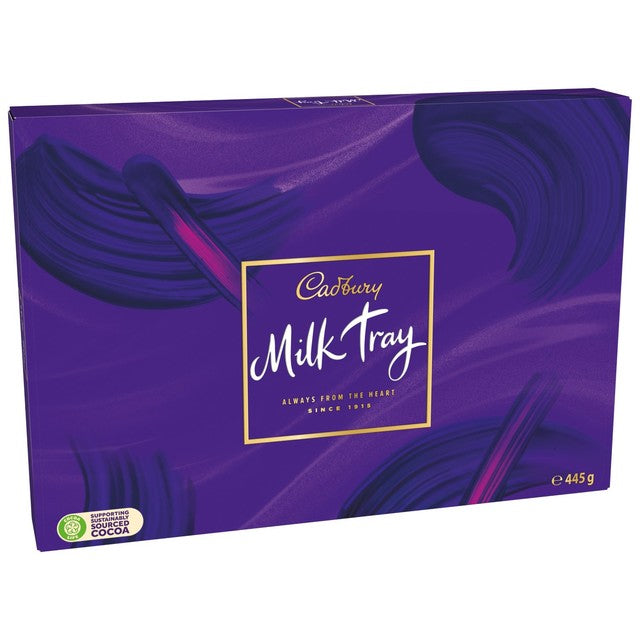 Cadbury Milk Tray assorted chocolate box 445g - British product