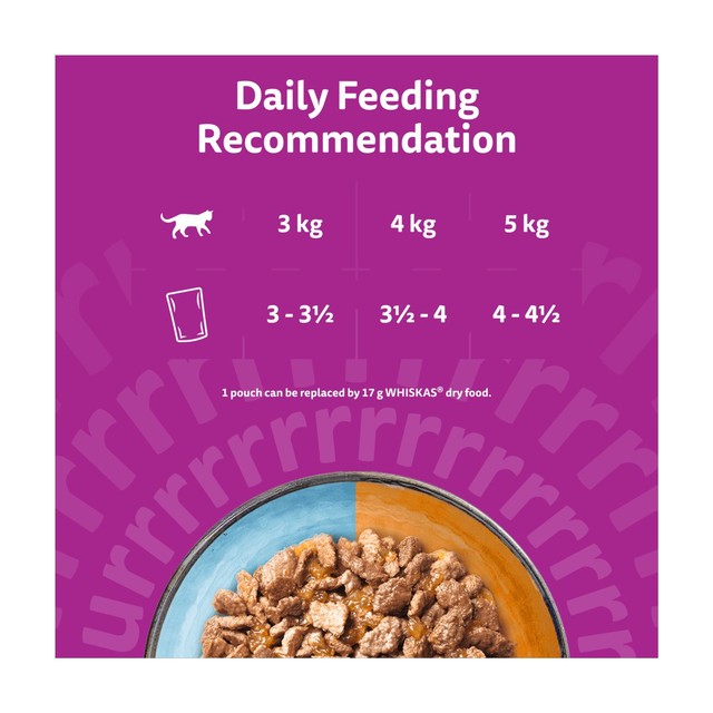 Whiskas Surf & Turf cat food pouches 12 x 85g (British brand)