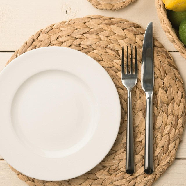 Creative Tops Water Hyacinth round placemats 30cm - British product