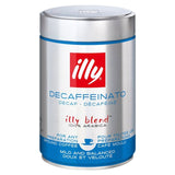 illy decaffeinated ground coffee 250g, UK version